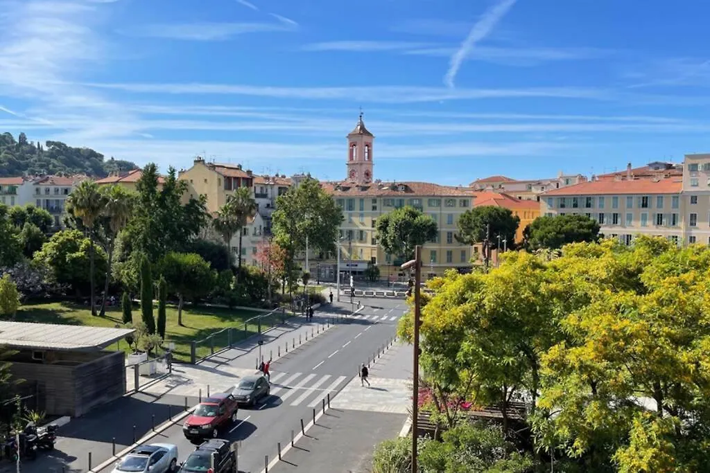 Spacious 3 Bedroom Flat Nice Center - Magnificent View-Parking 0*,