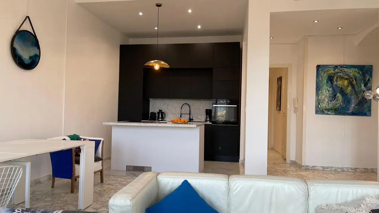 Spacious 3 Bedroom Flat Nice Center - Magnificent View-Parking