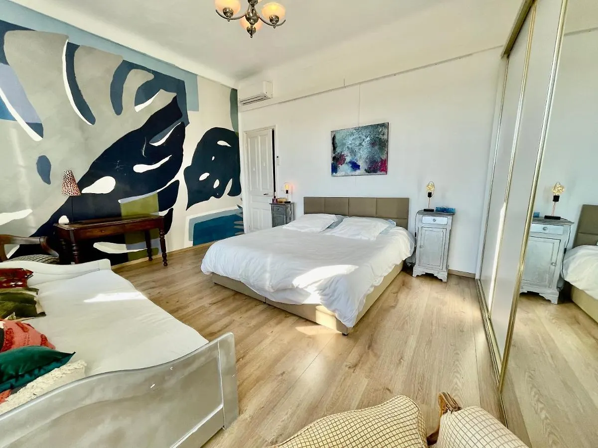 公寓 Spacious 3 Bedroom Flat Nice Center - Magnificent View-Parking