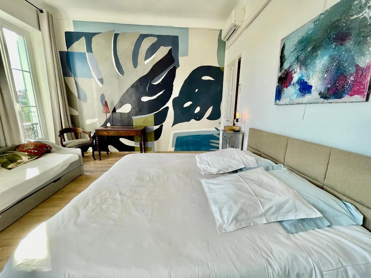 公寓 Spacious 3 Bedroom Flat Nice Center - Magnificent View-Parking 法国