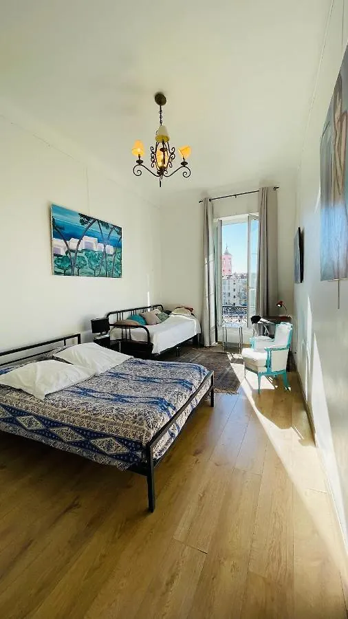 Spacious 3 Bedroom Flat Nice Center - Magnificent View-Parking 公寓