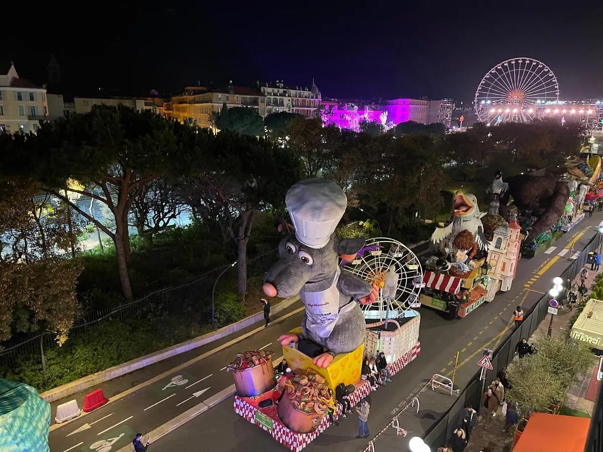 Spacious 3 Bedroom Flat Nice Center - Magnificent View-Parking 公寓
